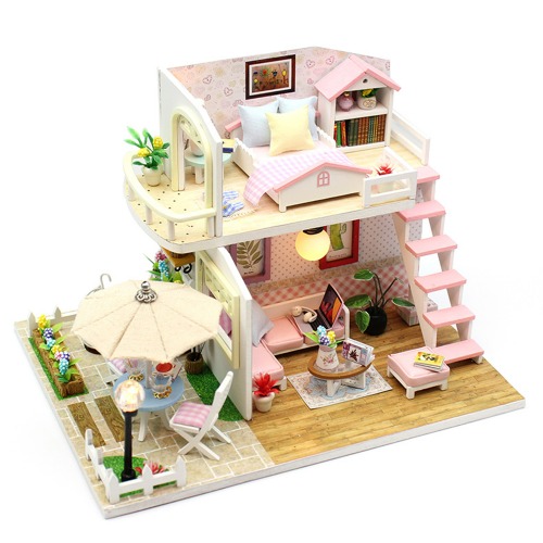 DIY 미니어처 하우스 Pink Loft