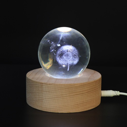 아트조이 LED 3D 크리스탈 구슬 무드등 (민들레의 꿈)