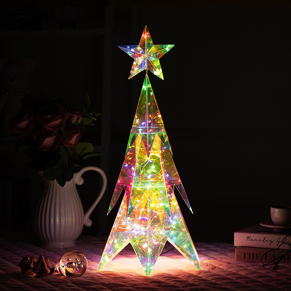 아트조이 LED 홀로그램 무드등 성탄절 장식 조명 크리스마스 트리 (3색 변환)